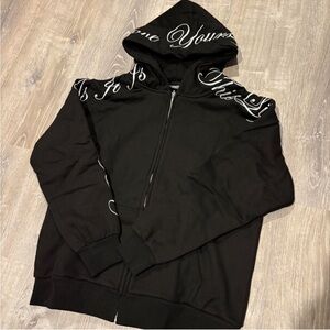 Yours Truly zip-up